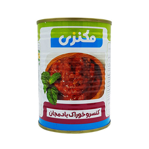 25 کنسرو خوراک بادمجان مکنزی - 380 گرم